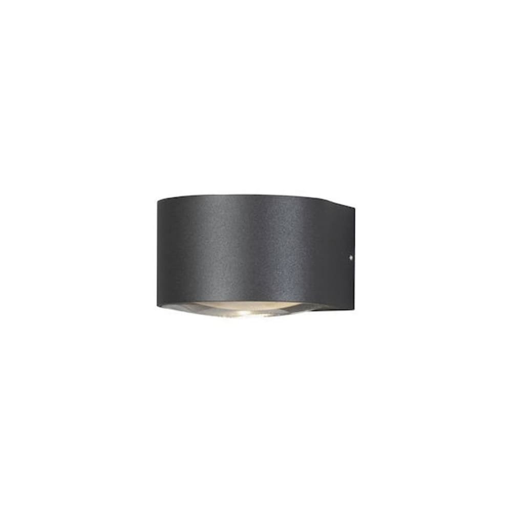 Applique led extérieure métal gris