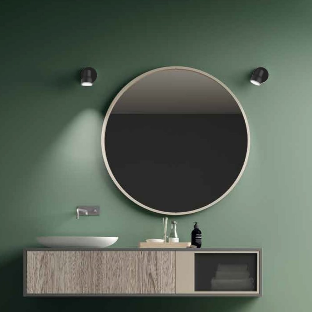 Spot salle de bain noir — vue 3