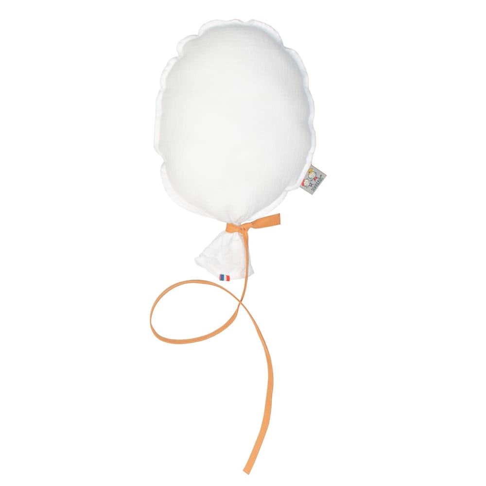 Ballon mural bébé gaze de coton blanc 28 cm