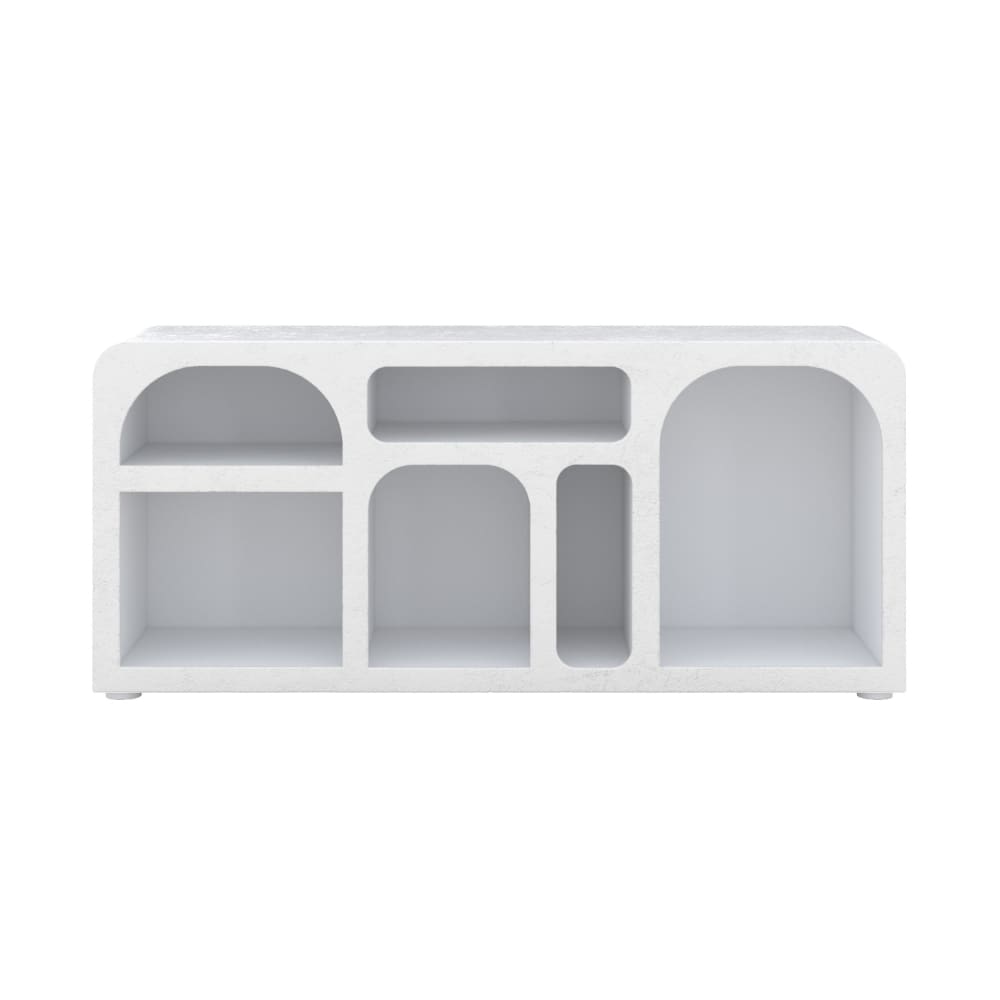 Buffet en plâtre blanc cassé 160 cm