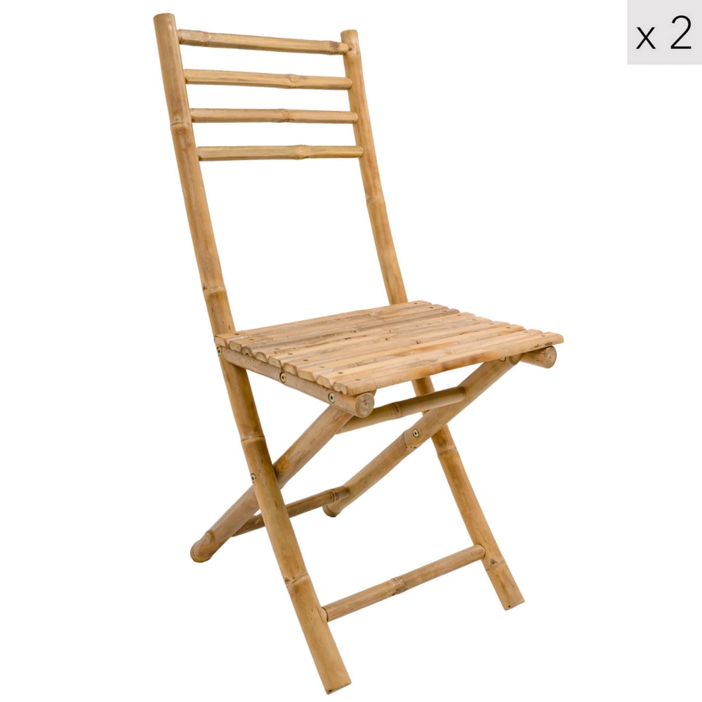 Lot 2 chaises jardin