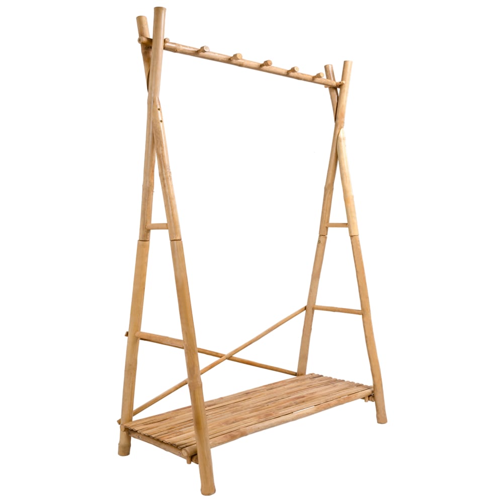 Nordlys Flurgarderobe aus Bambuholz Braun style exotic Braun