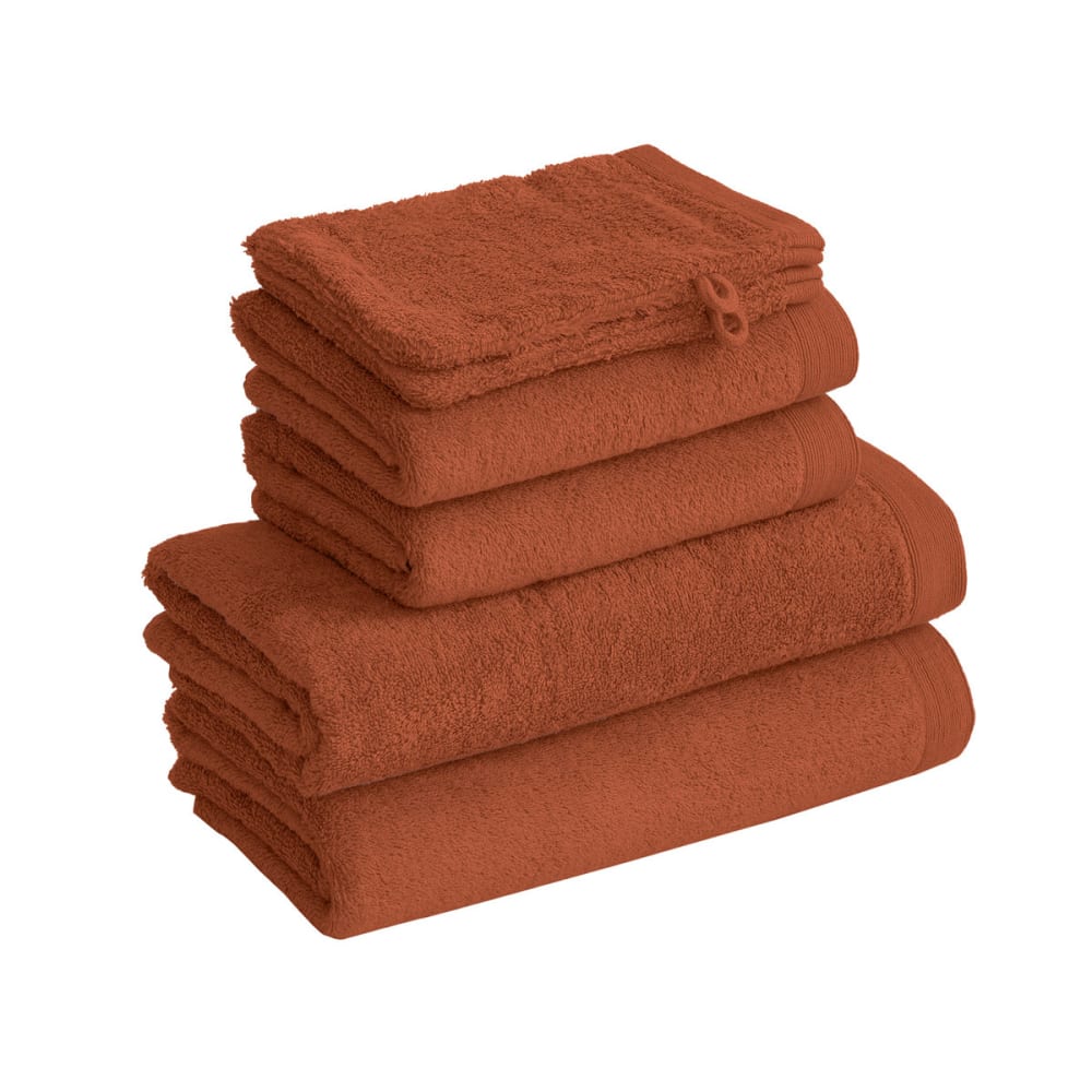 Ensemble de bain 6 pièces en coton auburn — vue 3