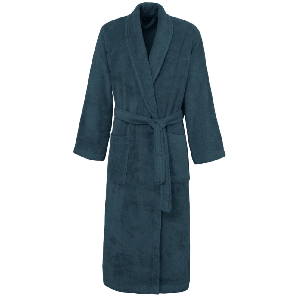 Peignoir éponge homme femme col châle 400 g/m² denim xl