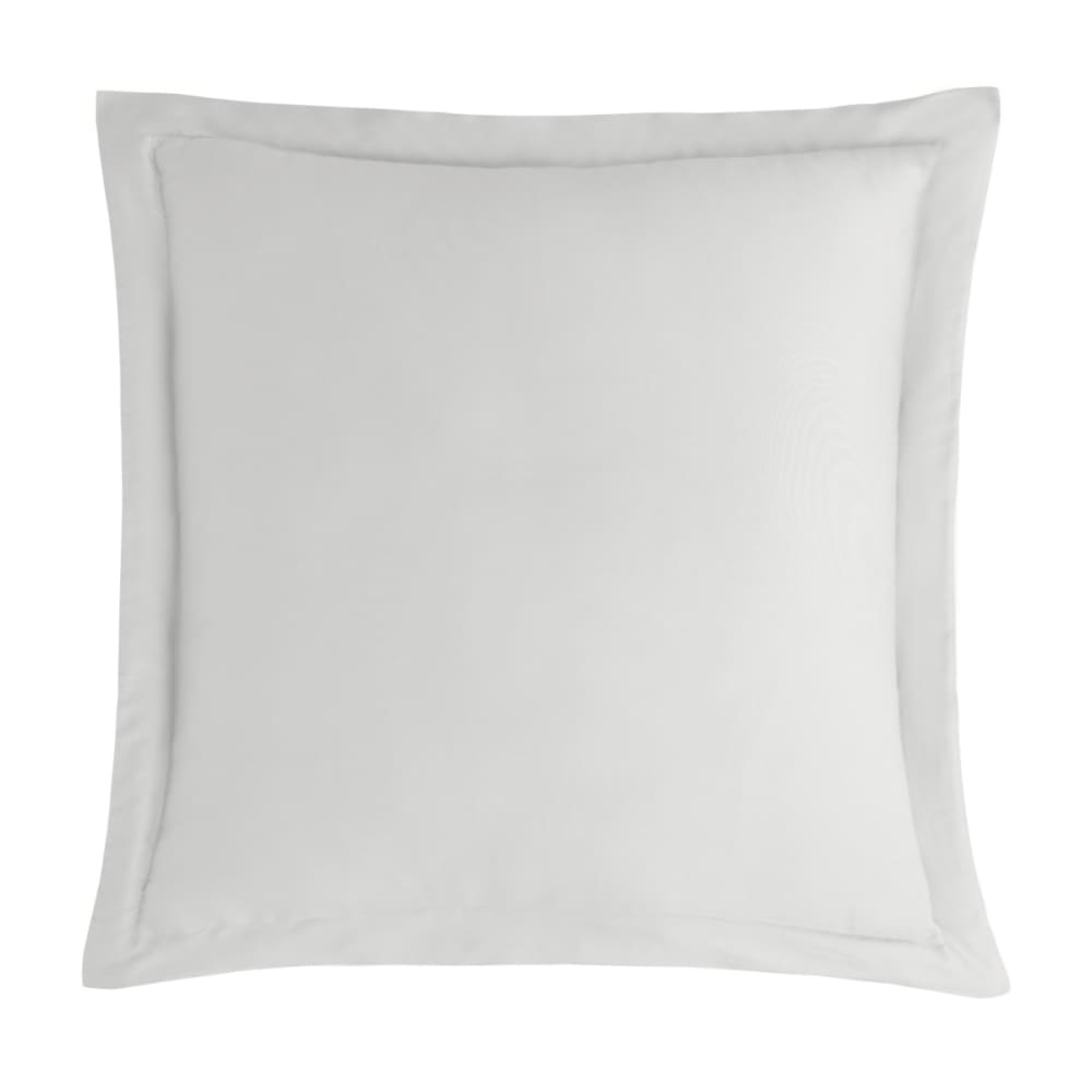 2 taies d'oreiller en satin de coton blanc 65x65 cm - Maisons du Monde