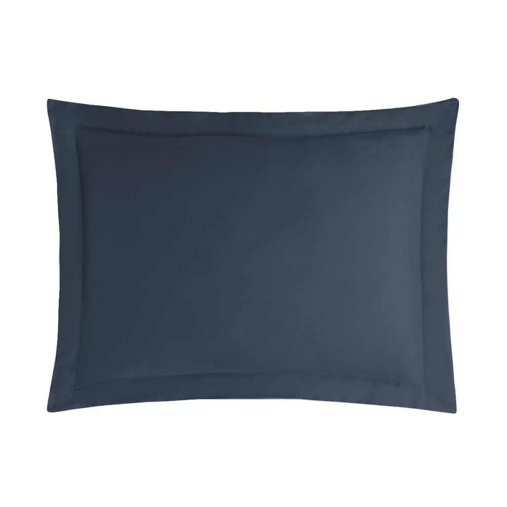 2 taies d'oreiller en satin de coton marine 50x70 cm - Maisons du Monde