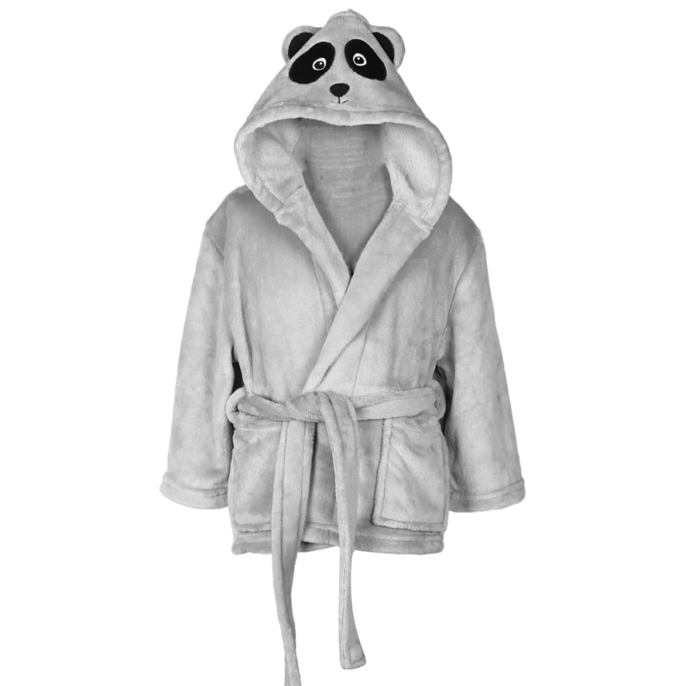 Peignoir enfant polaire doux & chaud Gris Cendré 03/04 ans