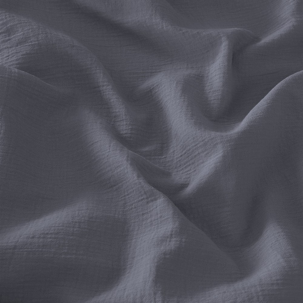 Couvre lit gaze de coton ardoise 240x260 cm - Maisons du Monde