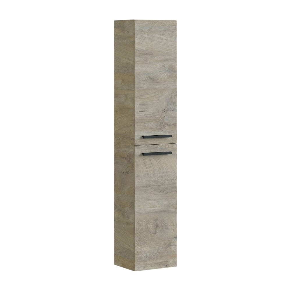 Dmora Säulenschrank Holzeffekt Eiche 80x80h40 cm style modern Braun Holz