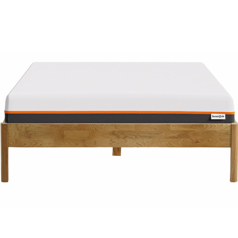 Lit 160x200 en chêne massif + Matelas double confort