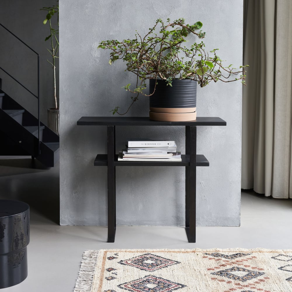 Console en bois noir - Maisons du Monde