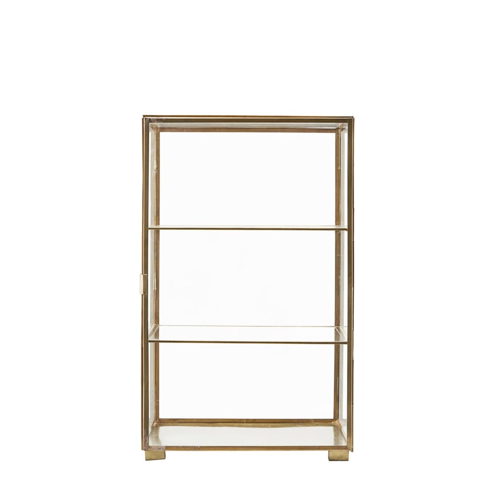 Vitrine en laiton cuivre