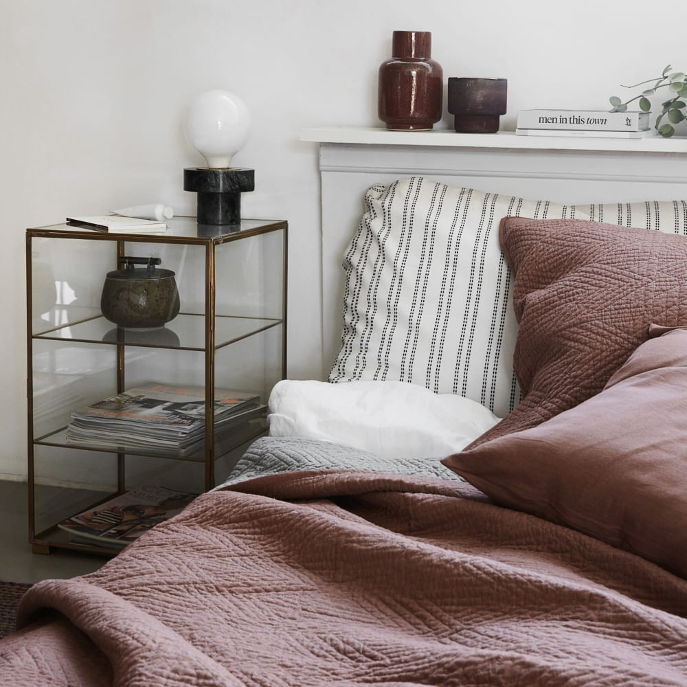 Vitrine en laiton cuivre