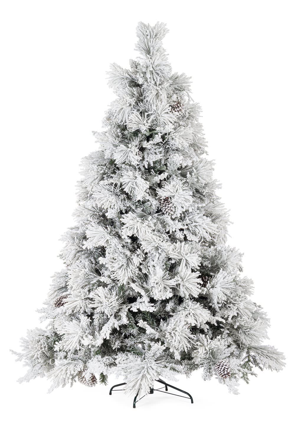 Sapin de Noël enneigé