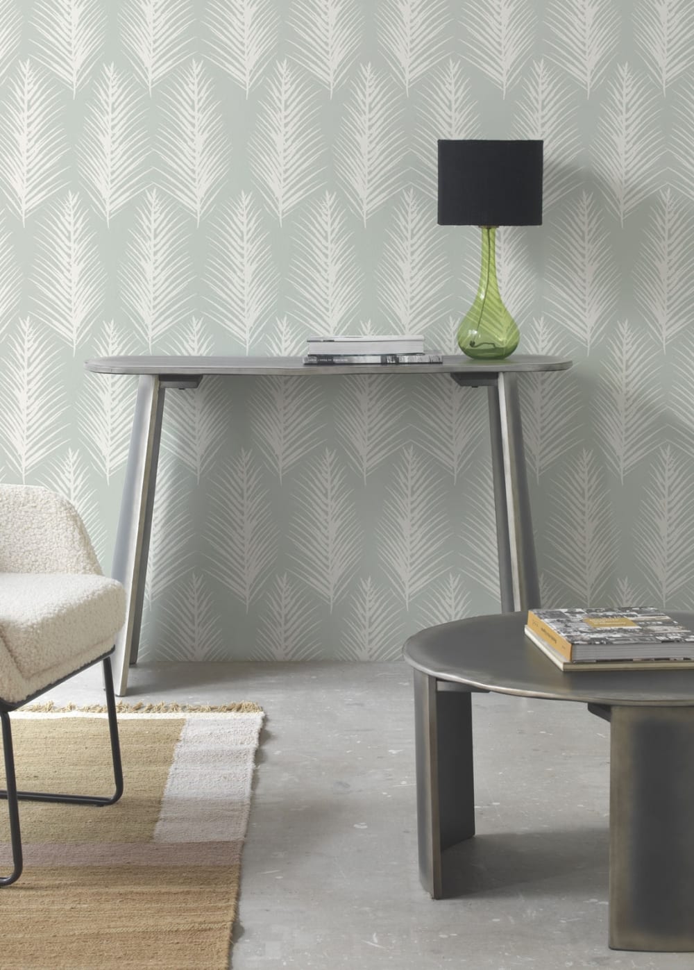 Table console laquée en couleur métallique - Maisons du Monde