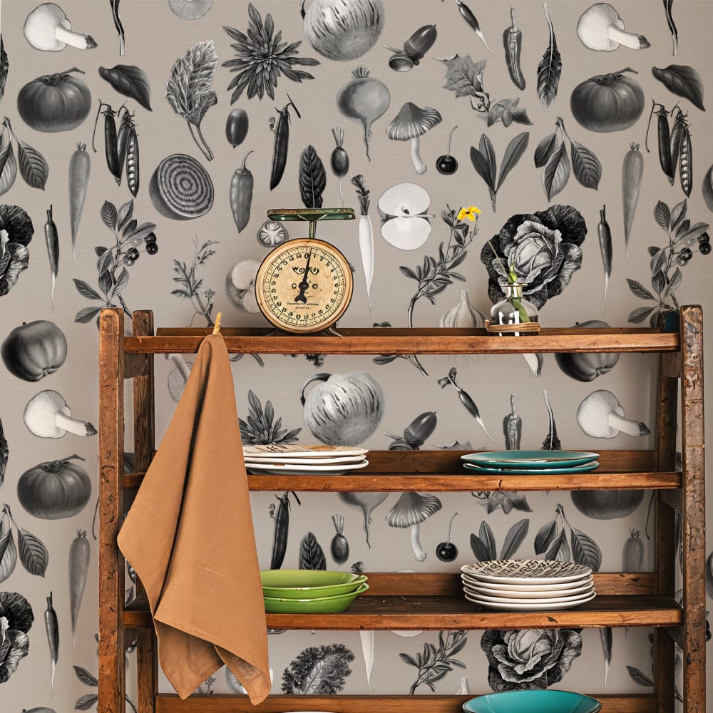 Papier Peint Cuisine, - feuilles