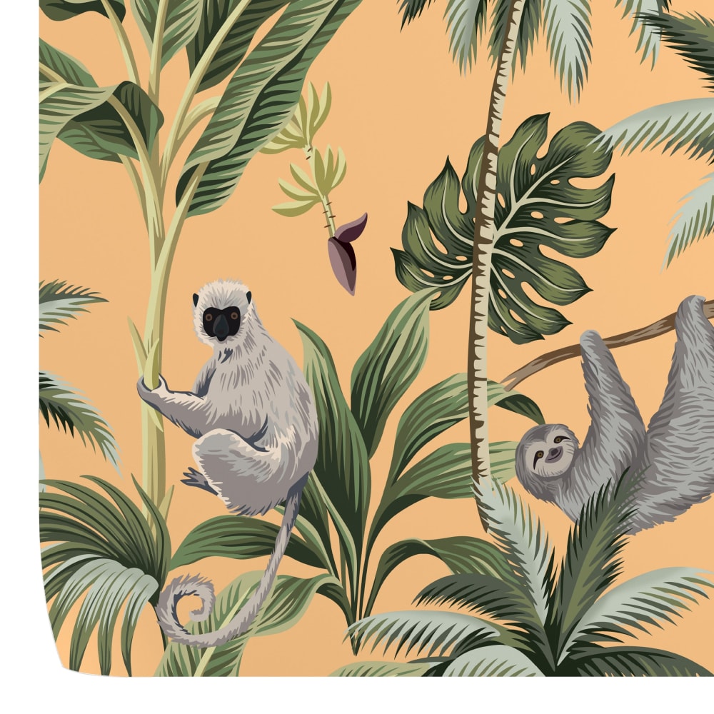 Papier Peint Jungle, papier véritable, 200x280cm, 8 feuilles — vue 4