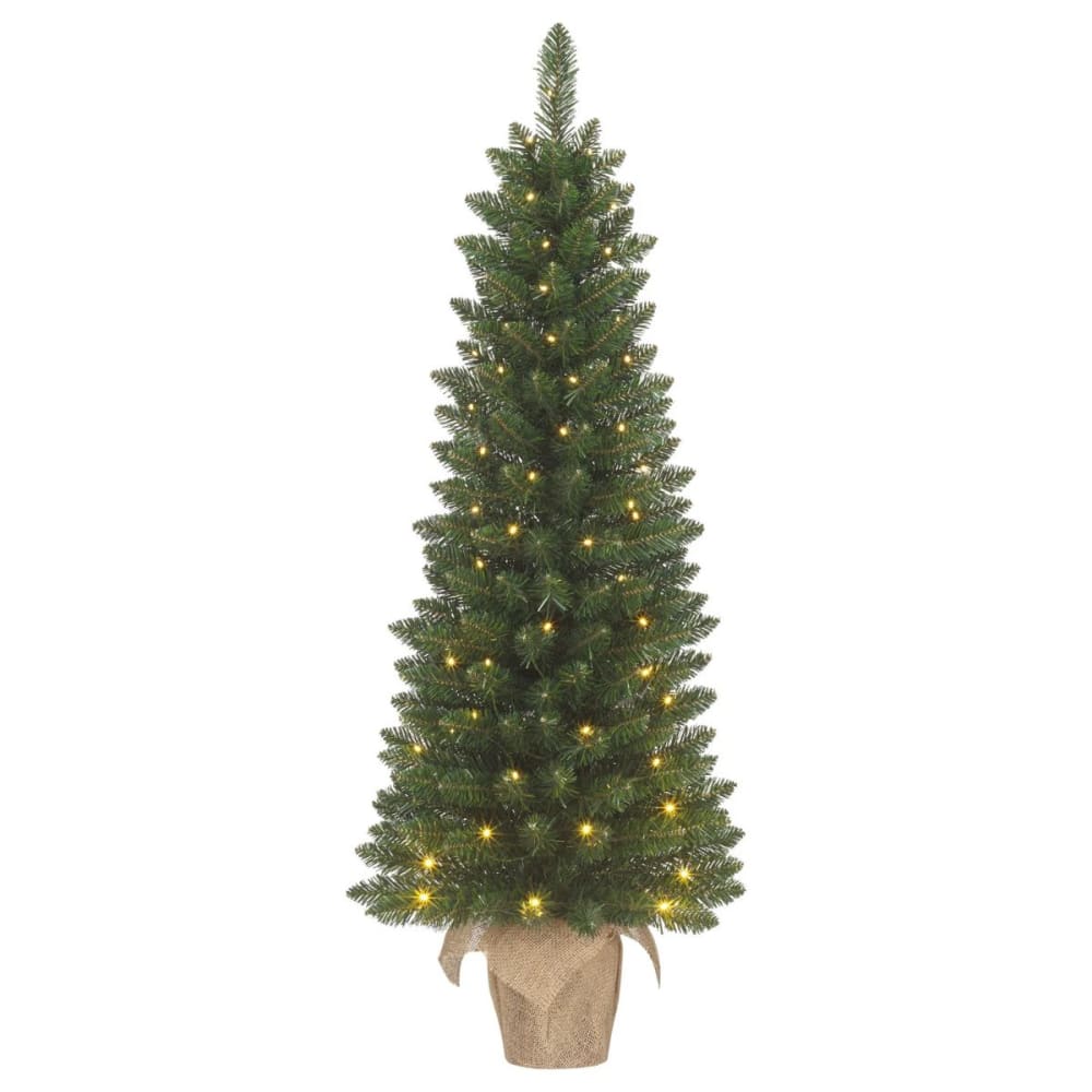 Black Box Trees Sapin de noël artificiel vert plastique h120xl51xl51cm - Pvc - Poly Chlorure De Vinyle