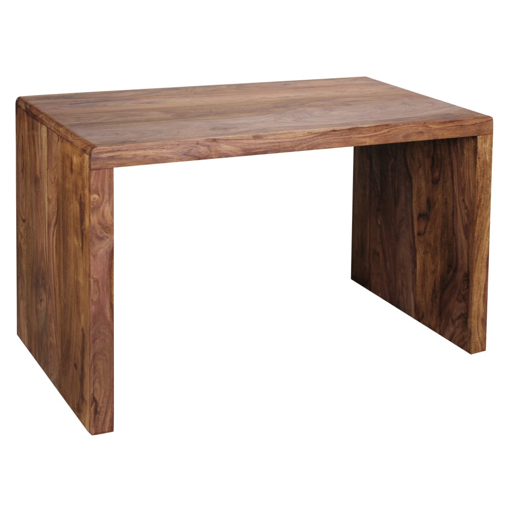 Bureau 120 cm en bois de sheesham massif, marron Bureau 120 cm en bois de sheesham massif, marron