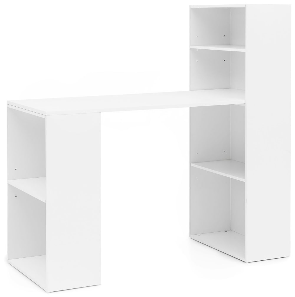Bureau 120 cm en aggloméré, blanc Bureau 120 cm en aggloméré, blanc