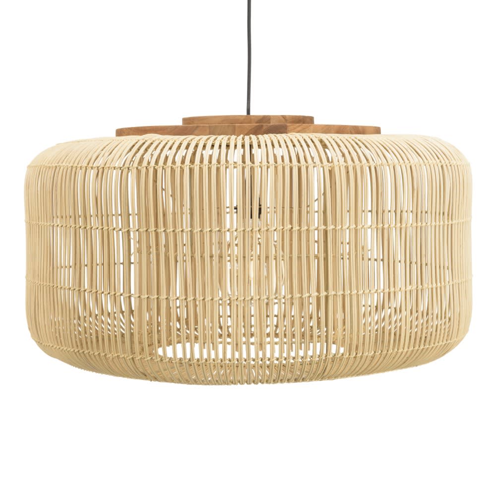 Suspension ''seau'' 76x76cm - teck