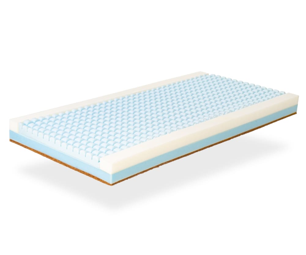 Babymatratze aus Schaumstoff und Kokosfaser 60X120X11 CM -