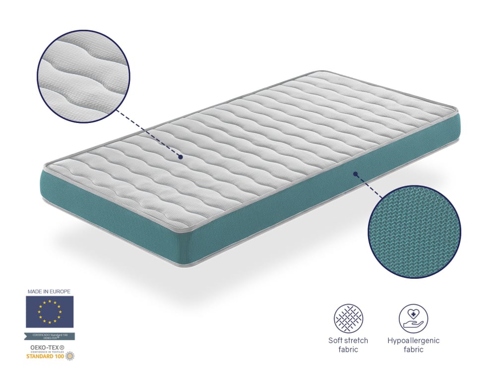 Babymatratze atmungsaktiv und ergonomisch 60X120X11 CM - Maisons