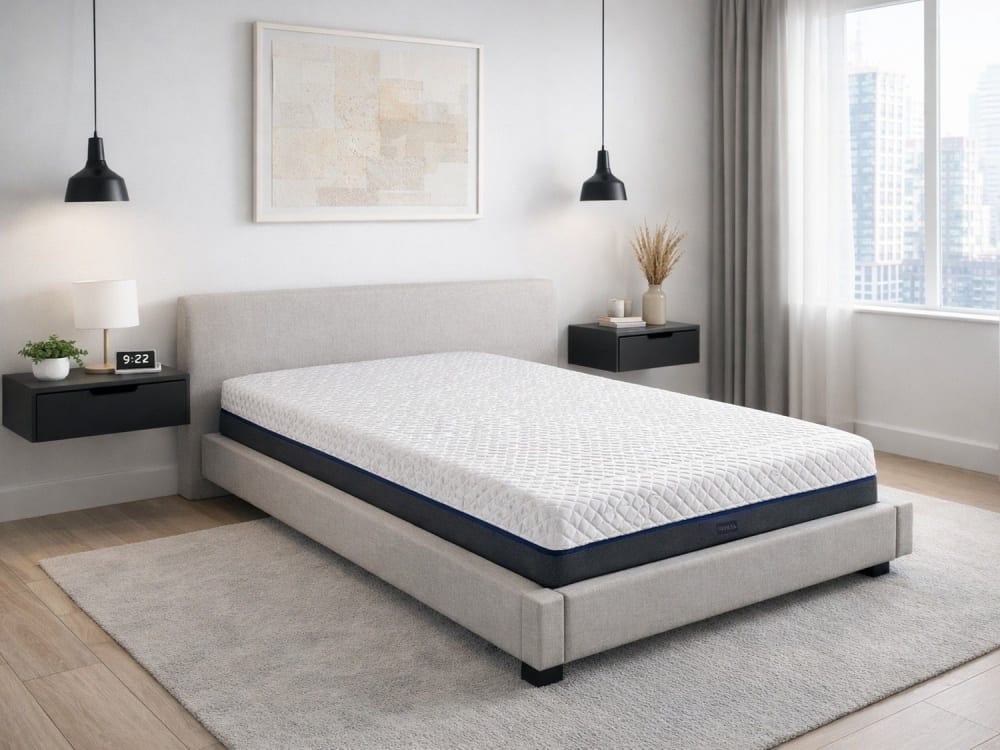 Shaula Taschenfederkernmatratze SHAULA PLATON SPRING 90x190 cm Höhe 20 style modern WEISS PES - POLYESTER Baby