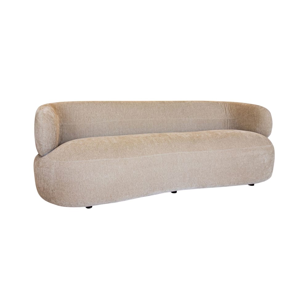 Canapé en velours texturé beige 2 places - Maisons du Monde