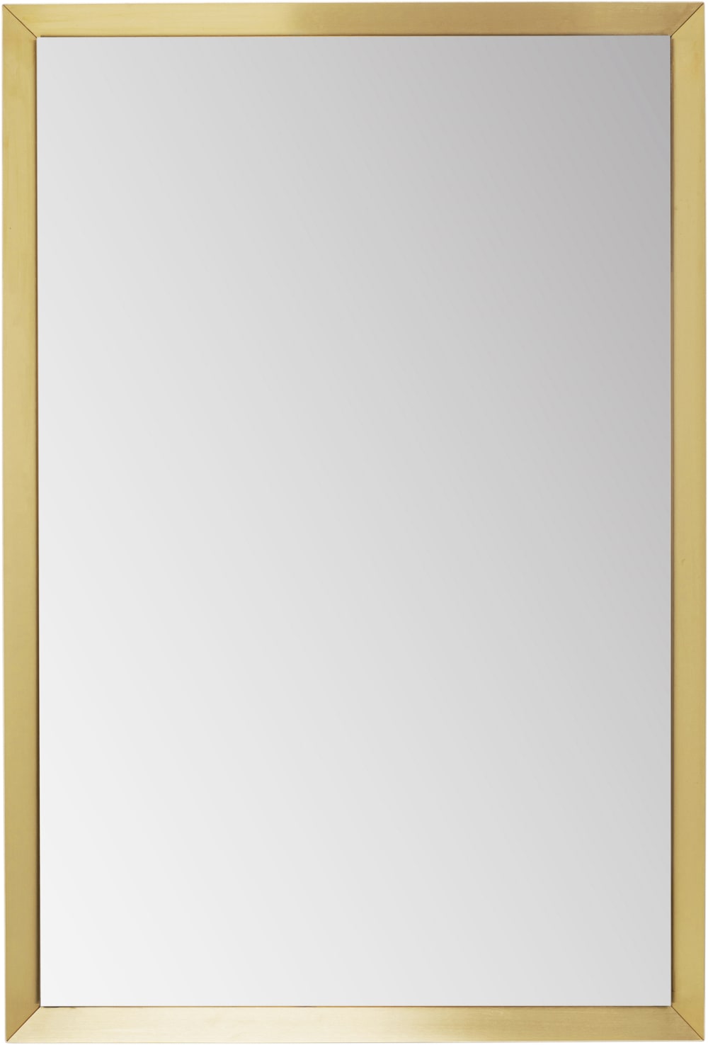 Kare Design Spiegel mit Rahmen aus Stahl, gold, 80x120cm style classic chic - Glas