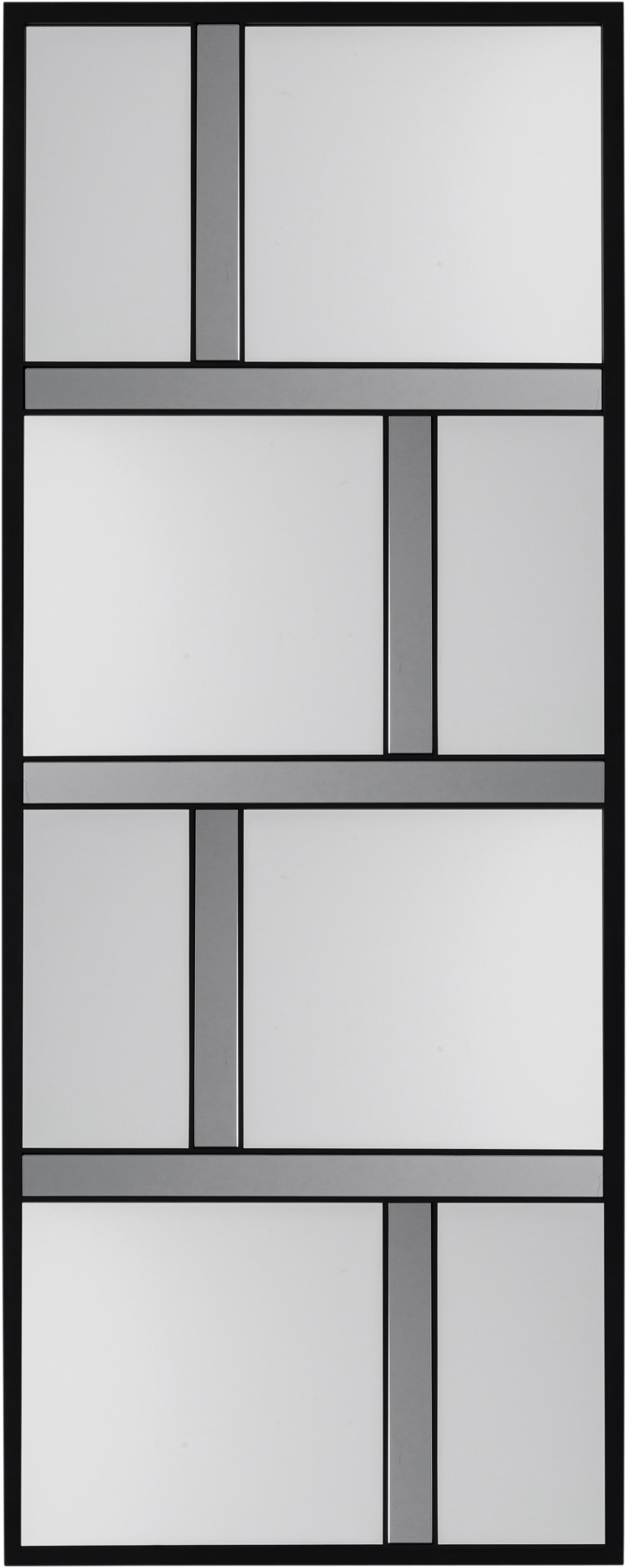 Miroir en acier noir 182x71