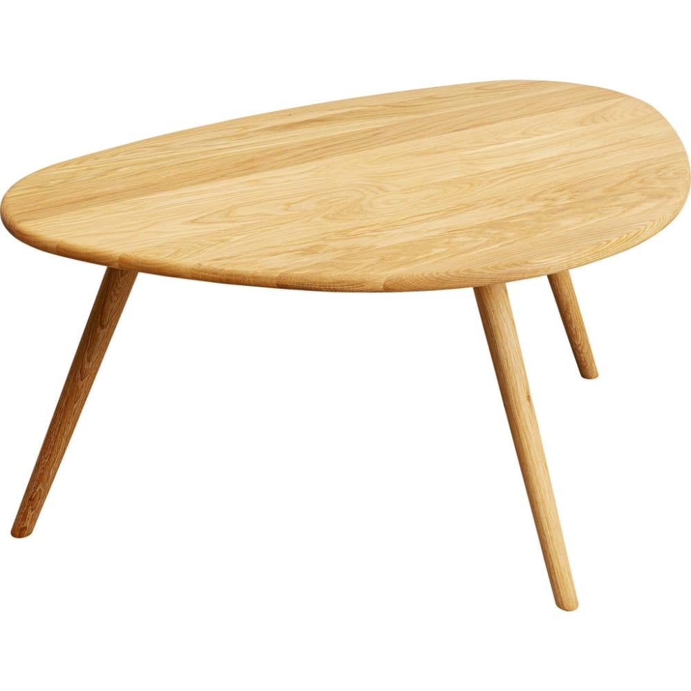KARE DESIGN Stabiler Wohnzimmertisch aus Eiche-Massivholz, der mit seinem schlichten Design in jeden Wohnstil passt. Braun