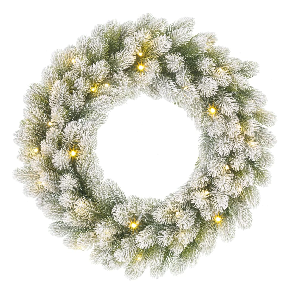 Corona de navidad artificial led d60