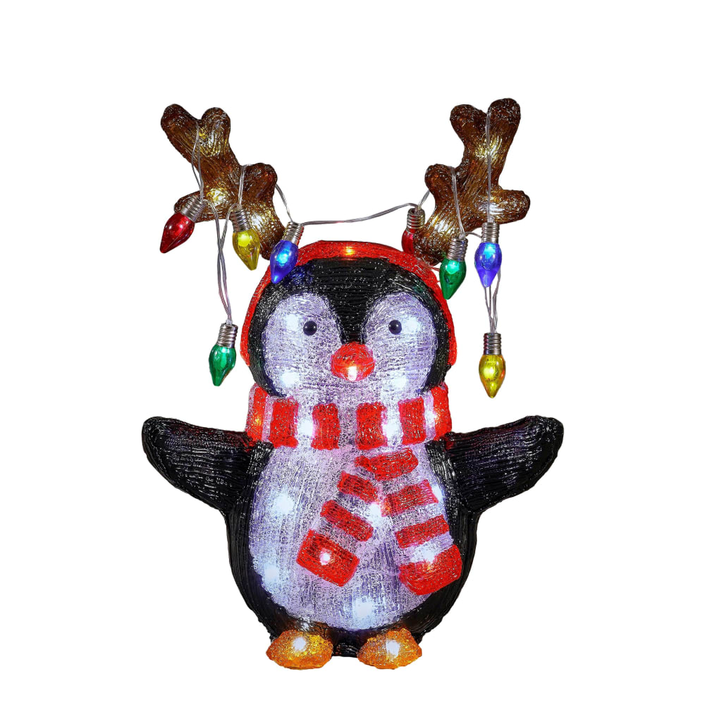 Weihnachtsbeleuchtung für den Außenbereich Pinguin-Motiv H42