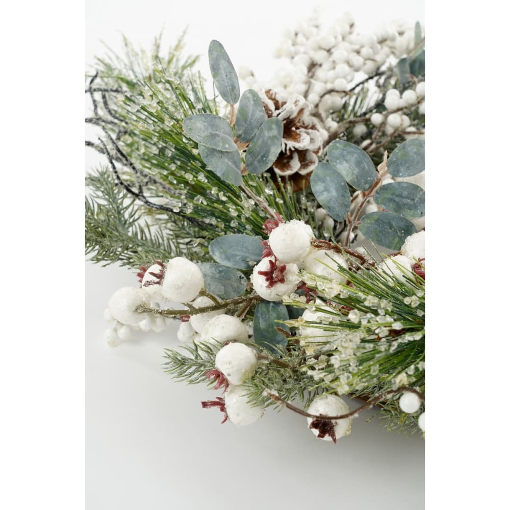 Couronne vert styromousse h10xl40xl40cm - Maisons du Monde
