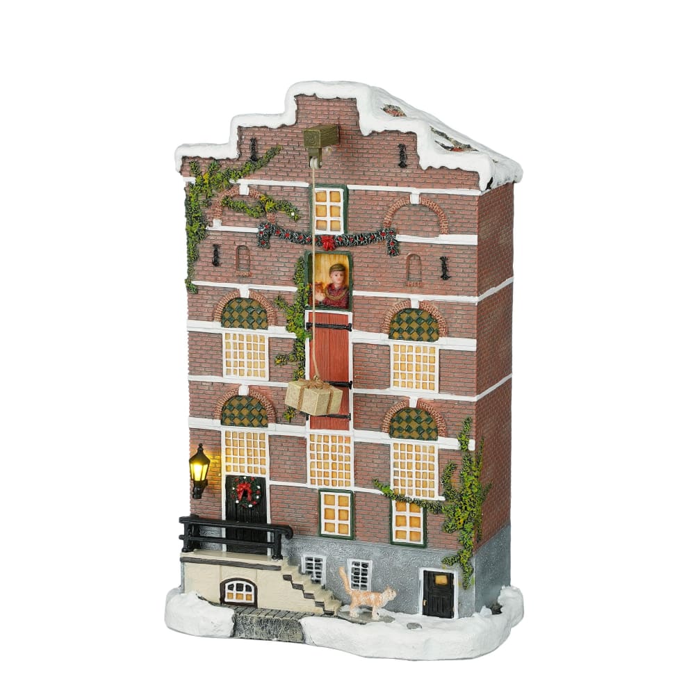 Miniatura de la aldea de navidad fachada del almacén alt. 29
