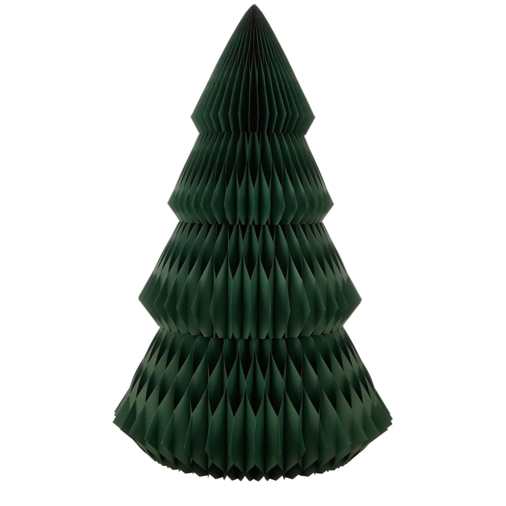 Árbol de navidad decorativo de papel verde alt. 212