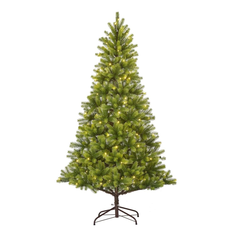 Black Box Trees Sapin de noël artificiel vert plastique h240xl138xl138cm - Pvc - Poly Chlorure De Vinyle