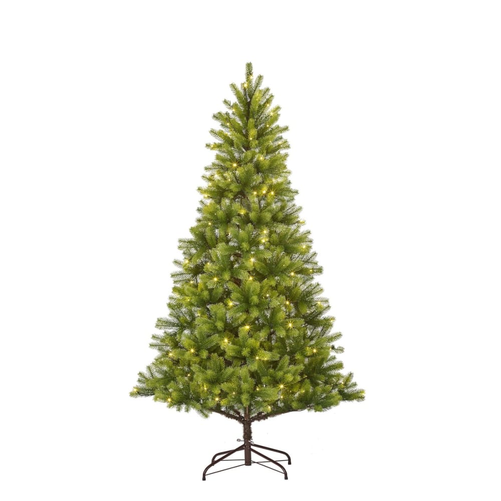 Black Box Trees Sapin de noël artificiel vert plastique h210xl115xl115cm - Pvc - Poly Chlorure De Vinyle