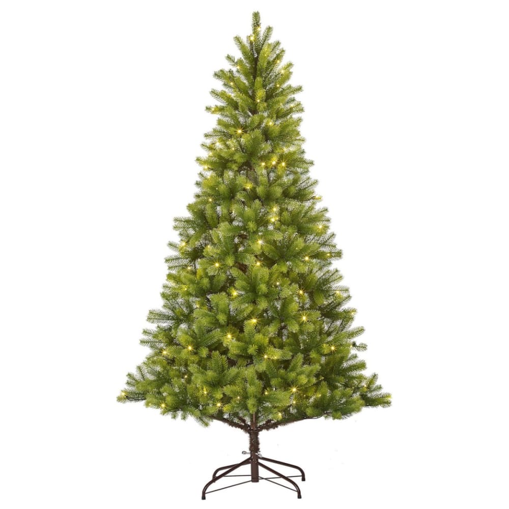 Black Box Trees Sapin de noël artificiel vert plastique h180xl108xl108cm - Pvc - Poly Chlorure De Vinyle