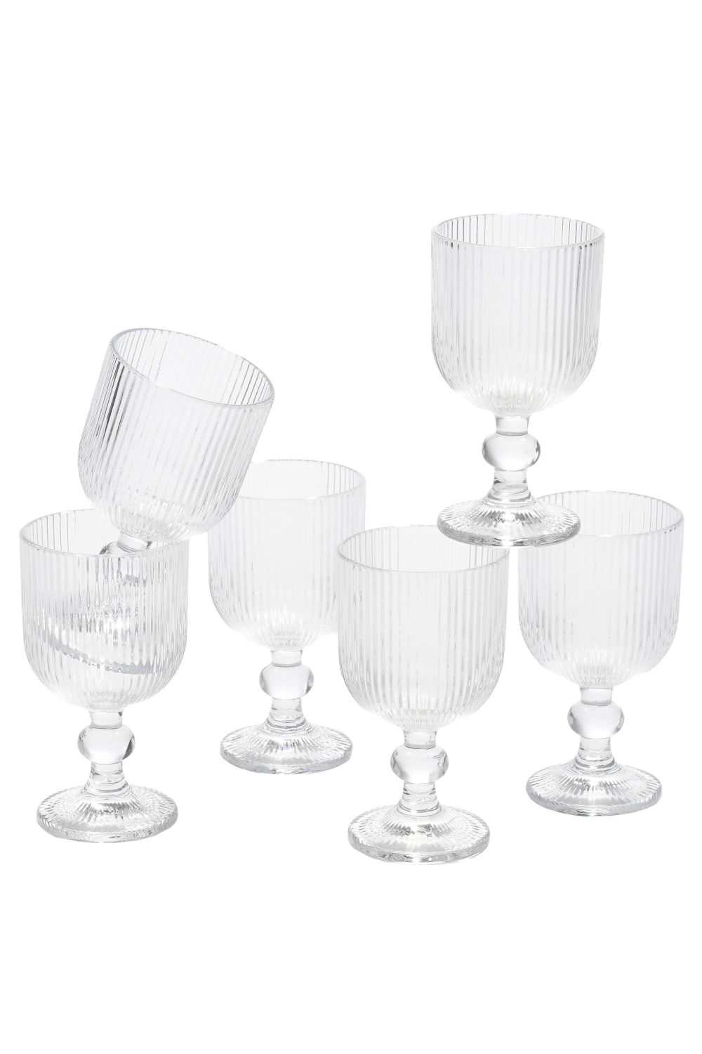 Verre à vin transparent verre h15xl8xl8cm