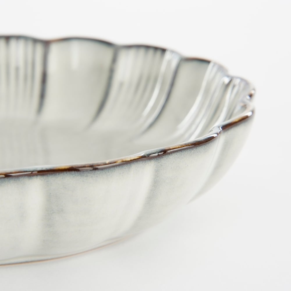 Bol gris céramique h5xl18.5xl18.5cm - Maisons du Monde