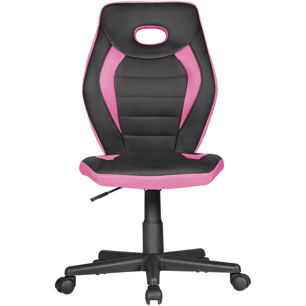 Bürostuhl höhenverstellbar aus Stoff, Rosa - Maisons Du Monde