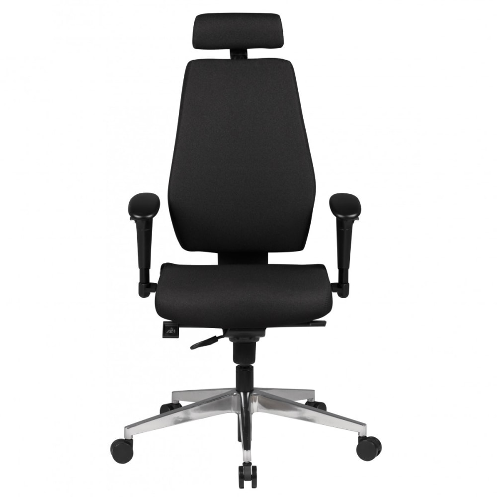 Chefsessel höhenverstellbar aus Stoff, Schwarz - Maisons Du Monde