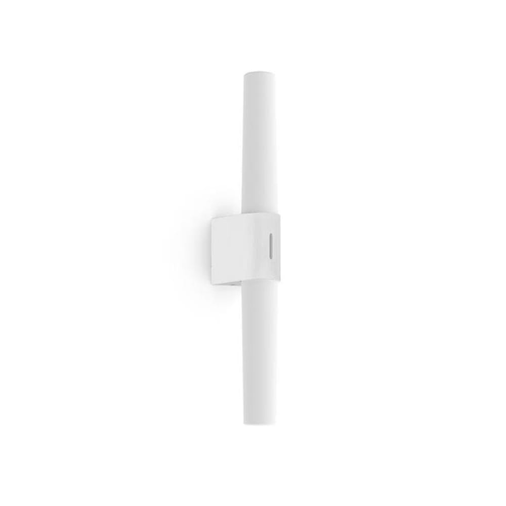Applique murale led double de salle de bain h10,5cm blanc