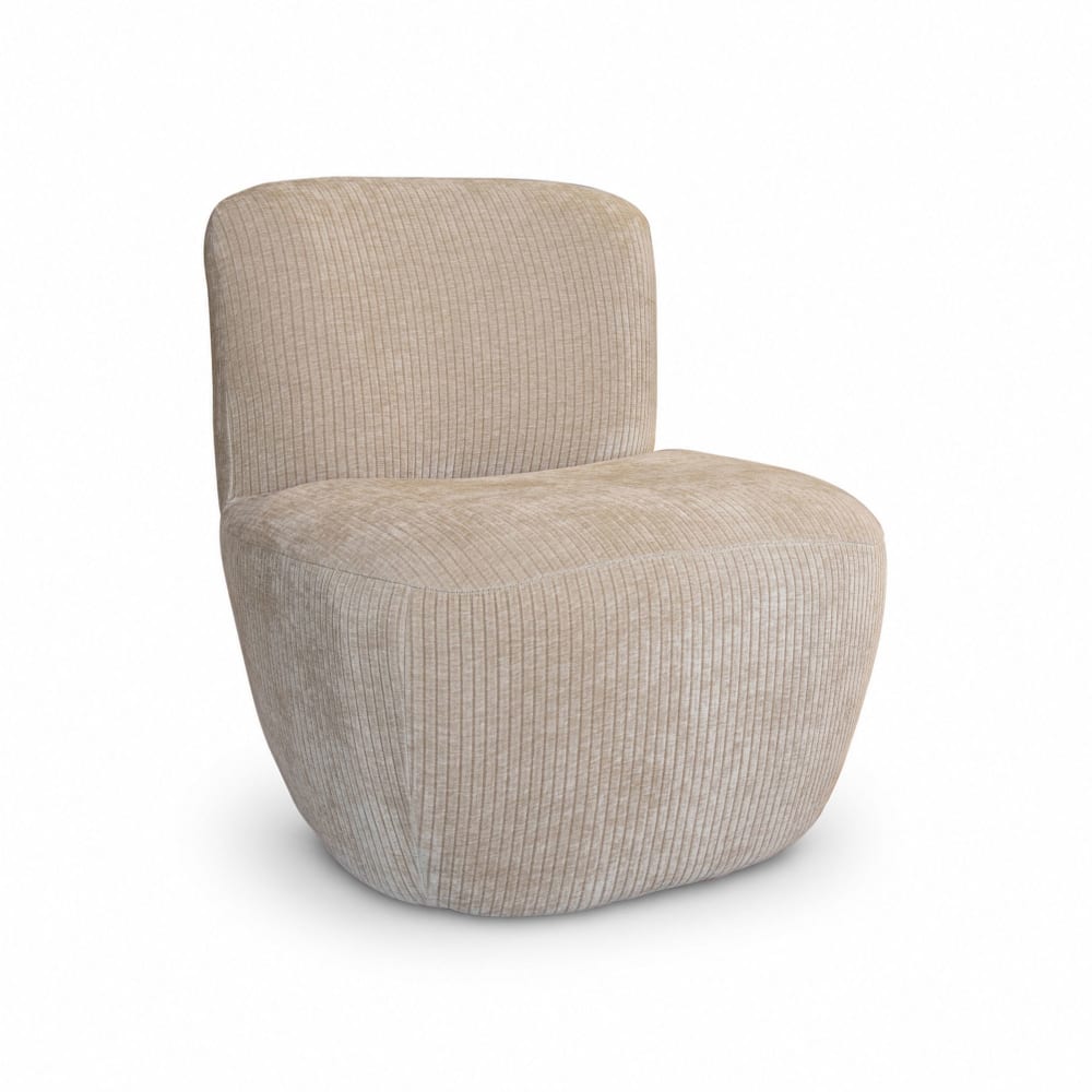 fauteuil en tissu bouclette