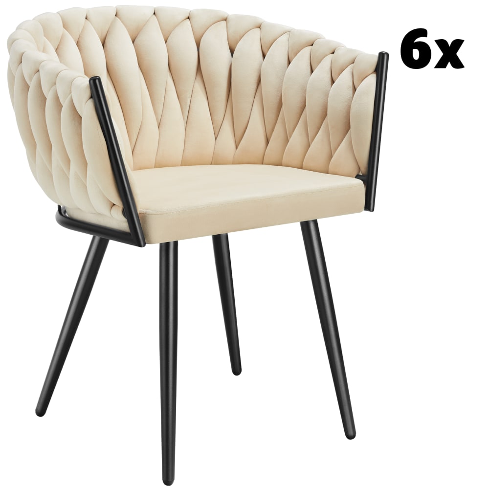 Lot 6 chaises de salle - design