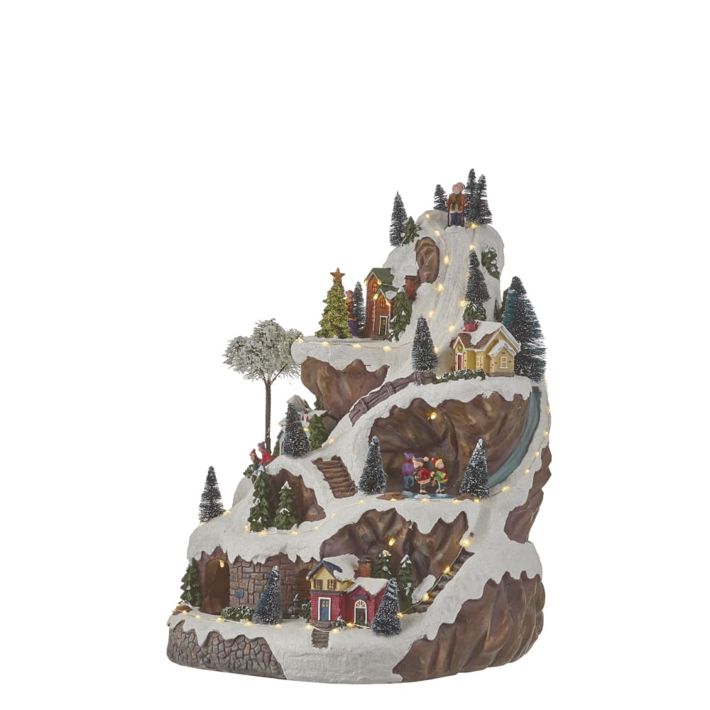 Miniatura de la aldea de navidad pista de esquí alt. 46