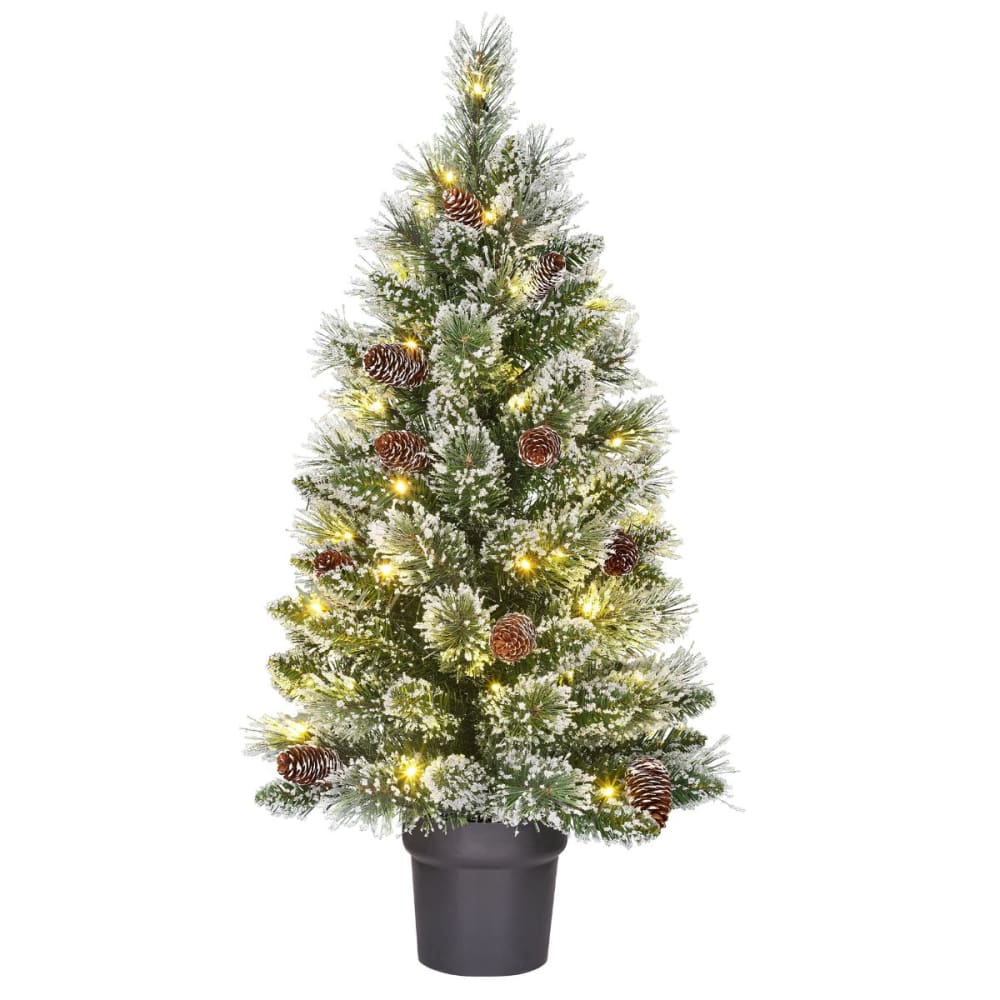 Sapin de noël artificiel vert plastique h90xl48xl48cm Sapin de noël artificiel vert plastique h90xl48xl48cm