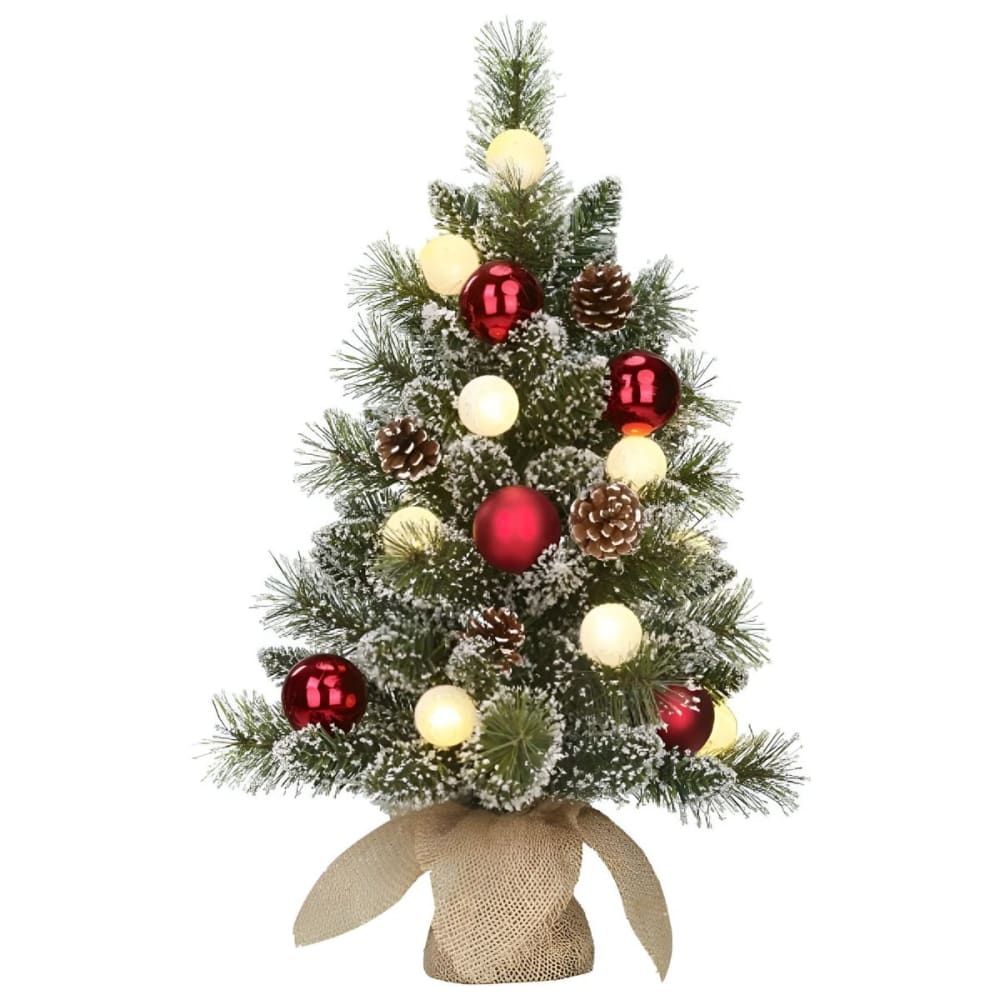 Sapin de noël artificiel vert ciment h60xl39xl39cm Sapin de noël artificiel vert ciment h60xl39xl39cm